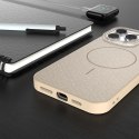 Nakładka Glitter Thin Mag do iPhone 12 / 12 Pro 6,1" brązowa