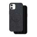 Nakładka Glitter Thin Mag do iPhone 12 / 12 Pro 6,1" czarna