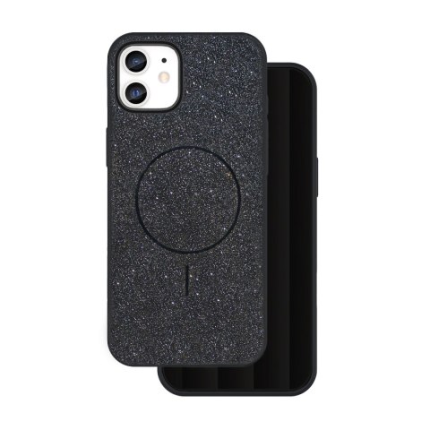 Nakładka Glitter Thin Mag do iPhone 12 / 12 Pro 6,1" czarna Nakładka Glitter Thin Mag do iPhone 12 / 12 Pro 6,1" czarna