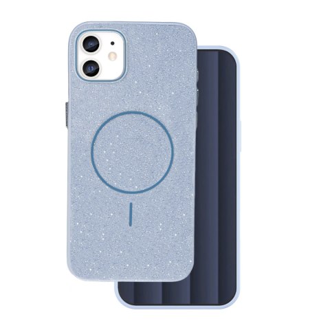 Nakładka Glitter Thin Mag do iPhone 12 / 12 Pro 6,1" niebieska Nakładka Glitter Thin Mag do iPhone 12 / 12 Pro 6,1" niebieska