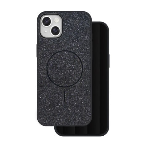 Nakładka Glitter Thin Mag do iPhone 13 6,1" czarna Nakładka Glitter Thin Mag do iPhone 13 6,1" czarna