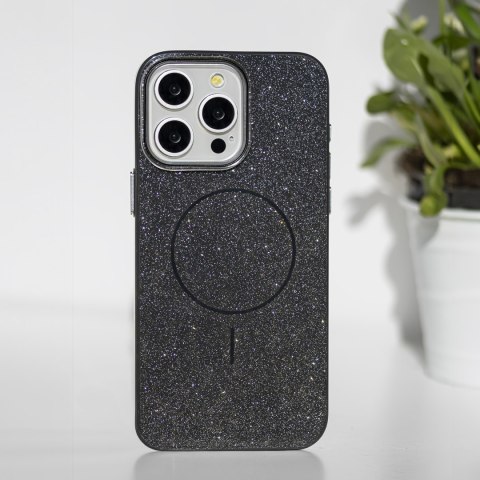Nakładka Glitter Thin Mag do iPhone 13 6,1" czarna Nakładka Glitter Thin Mag do iPhone 13 6,1" czarna