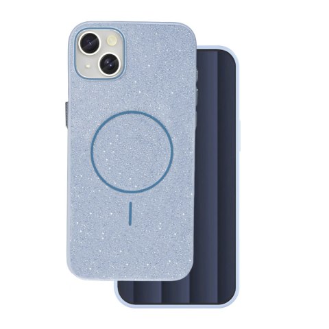 Nakładka Glitter Thin Mag do iPhone 13 6,1" niebieska Nakładka Glitter Thin Mag do iPhone 13 6,1" niebieska
