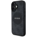 Guess Nakładka HC MagSafe PU 4G Circle with Classic Logo do iPhone 16 Czarna Guess Nakładka HC MagSafe PU 4G Circle with Classic Logo do iPhone 16 Czarna