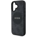Guess Nakładka HC MagSafe PU 4G Circle with Classic Logo do iPhone 16 Czarna Guess Nakładka HC MagSafe PU 4G Circle with Classic Logo do iPhone 16 Czarna