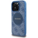 Guess Nakładka HC MagSafe PU 4G Circle with Classic Logo do iPhone 16 Pro Max Niebieska Guess Nakładka HC MagSafe PU 4G Circle with Classic Logo do iPhone 16 Pro Max Niebieska