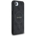 Guess Nakładka HC MagSafe PU 4G Ring Classic Logo do iPhone 16e Czarna Guess Nakładka HC MagSafe PU 4G Ring Classic Logo do iPhone 16e Czarna