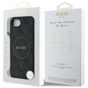 Guess Nakładka HC MagSafe PU 4G Ring Classic Logo do iPhone 16e Czarna Guess Nakładka HC MagSafe PU 4G Ring Classic Logo do iPhone 16e Czarna