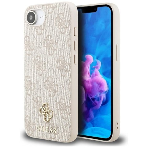 Guess Nakładka HC MagSafe PU 4G Small 4G and Classic do iPhone 16e Różowa Guess Nakładka HC MagSafe PU 4G Small 4G and Classic do iPhone 16e Różowa