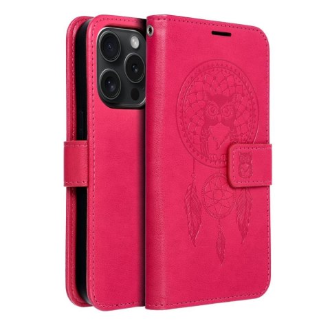 Kabura MEZZO Book do IPHONE 15 Pro łapacz snów magenta Kabura MEZZO Book do IPHONE 15 Pro łapacz snów magenta