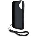 Karl Lagerfeld Nakładka HC Quilted PU Initial Logo & Chain Strap do iPhone 16 Czarna Karl Lagerfeld Nakładka HC Quilted PU Initial Logo & Chain Strap do iPhone 16 Czarna