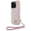 Karl Lagerfeld Nakładka HC Quilted PU Initial Logo & Chain Strap do iPhone 16 Pro Max Różowa Karl Lagerfeld Nakładka HC Quilted PU Initial Logo & Chain Strap do iPhone 16 Pro Max Różowa