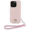 Karl Lagerfeld Nakładka HC Quilted PU Initial Logo & Chain Strap do iPhone 16 Pro Max Różowa Karl Lagerfeld Nakładka HC Quilted PU Initial Logo & Chain Strap do iPhone 16 Pro Max Różowa