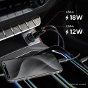 Spigen Ładowarka samochodowa Essential EV302 2-Port 30W Czarna Spigen Ładowarka samochodowa Essential EV302 2-Port 30W Czarna