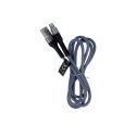 Maxlife kabel MXUC-01 USB - Lightning 1,0 m 2A szary nylonowy Maxlife kabel MXUC-01 USB - Lightning 1,0 m 2A szary nylonowy