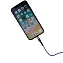 Maxlife kabel MXUC-01 USB - Lightning 1,0 m 2A szary nylonowy Maxlife kabel MXUC-01 USB - Lightning 1,0 m 2A szary nylonowy