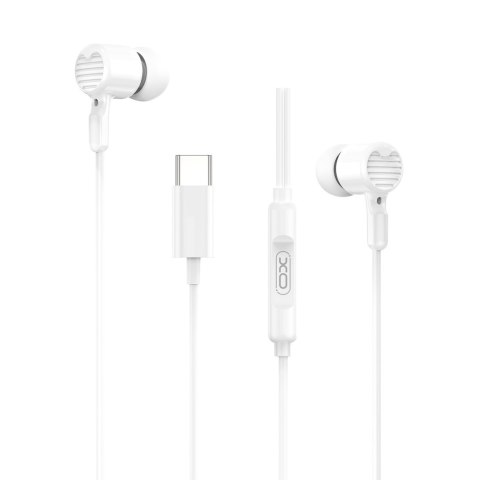 XO słuchawki przewodowe EP81 USB-C douszne białe XO słuchawki przewodowe EP81 USB-C douszne białe