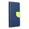 Kabura FANCY Book do SAMSUNG S22 Ultra granatowo limonkowy Kabura FANCY Book do SAMSUNG S22 Ultra granatowo limonkowy