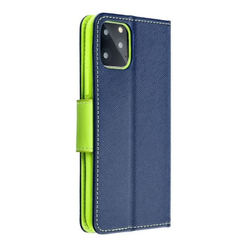 Kabura FANCY Book do SAMSUNG S22 Ultra granatowo limonkowy Kabura FANCY Book do SAMSUNG S22 Ultra granatowo limonkowy