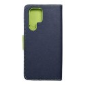 Kabura FANCY Book do SAMSUNG S22 Ultra granatowo limonkowy Kabura FANCY Book do SAMSUNG S22 Ultra granatowo limonkowy