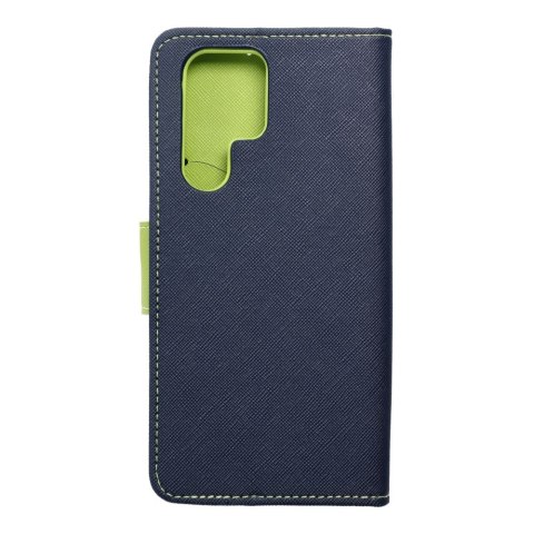 Kabura FANCY Book do SAMSUNG S22 Ultra granatowo limonkowy Kabura FANCY Book do SAMSUNG S22 Ultra granatowo limonkowy