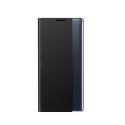 Etui New Sleep Case pokrowiec z klapką i podstawką na iPhone 16e - czarne Etui New Sleep Case pokrowiec z klapką i podstawką na iPhone 16e - czarne