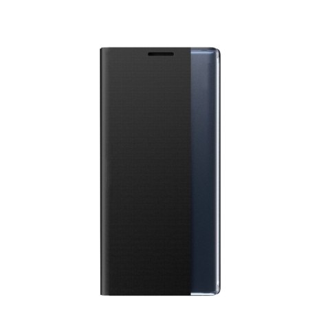 Etui New Sleep Case pokrowiec z klapką i podstawką na iPhone 16e - czarne Etui New Sleep Case pokrowiec z klapką i podstawką na iPhone 16e - czarne