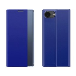 Etui New Sleep Case pokrowiec z klapką i podstawką na iPhone 16e - niebieskie