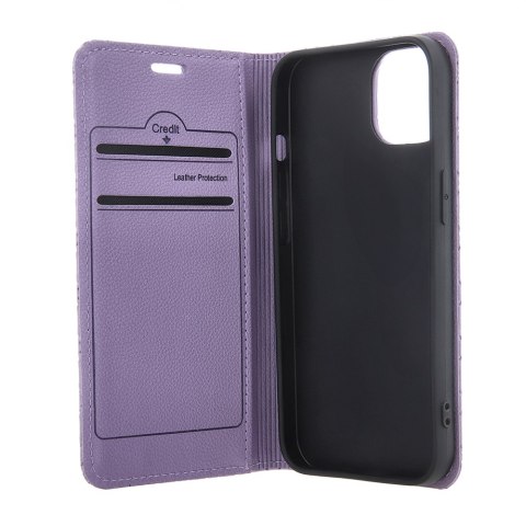 Etui Smart Caro do Motorola Edge 40 Neo fioletowe Etui Smart Caro do Motorola Edge 40 Neo fioletowe