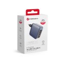 Ładowarka sieciowa do telefonu Forcell F-Energy GaN 3 x USB C + USB A QC4.0 PD 5A 100W VT-46 szara Ładowarka sieciowa do telefonu Forcell F-Energy GaN 3 x USB C + USB A QC4.0 PD 5A 100W VT-46 szara