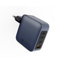 Ładowarka sieciowa do telefonu Forcell F-Energy GaN 3 x USB C + USB A QC4.0 PD 5A 100W VT-46 szara Ładowarka sieciowa do telefonu Forcell F-Energy GaN 3 x USB C + USB A QC4.0 PD 5A 100W VT-46 szara