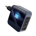 Ładowarka sieciowa do telefonu Forcell F-Energy GaN 3 x USB C + USB A QC4.0 PD 5A 100W VT-46 szara Ładowarka sieciowa do telefonu Forcell F-Energy GaN 3 x USB C + USB A QC4.0 PD 5A 100W VT-46 szara