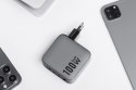 Ładowarka sieciowa do telefonu Forcell F-Energy GaN 3 x USB C + USB A QC4.0 PD 5A 100W VT-46 szara Ładowarka sieciowa do telefonu Forcell F-Energy GaN 3 x USB C + USB A QC4.0 PD 5A 100W VT-46 szara