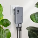 Ładowarka sieciowa do telefonu Forcell F-Energy Ultra slim GaN III 2 x USB C + USB A QC4.0 PD 4A 65W VT-47 szara #1 Ładowarka sieciowa do telefonu Forcell F-Energy Ultra slim GaN III 2 x USB C + USB A QC4.0 PD 4A 65W VT-47 szara #1