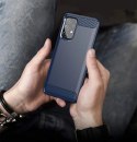 Carbon Case elastyczne etui pokrowiec Samsung Galaxy A72 4G niebieski Carbon Case elastyczne etui pokrowiec Samsung Galaxy A72 4G niebieski
