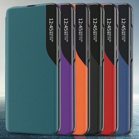 Eco Leather View Case elegancki futerał etui z klapką i funkcją podstawki Samsung Galaxy A02s EU czarny Eco Leather View Case elegancki futerał etui z klapką i funkcją podstawki Samsung Galaxy A02s EU czarny