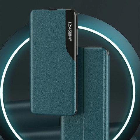 Eco Leather View Case elegancki futerał etui z klapką i funkcją podstawki Samsung Galaxy A02s EU czarny Eco Leather View Case elegancki futerał etui z klapką i funkcją podstawki Samsung Galaxy A02s EU czarny