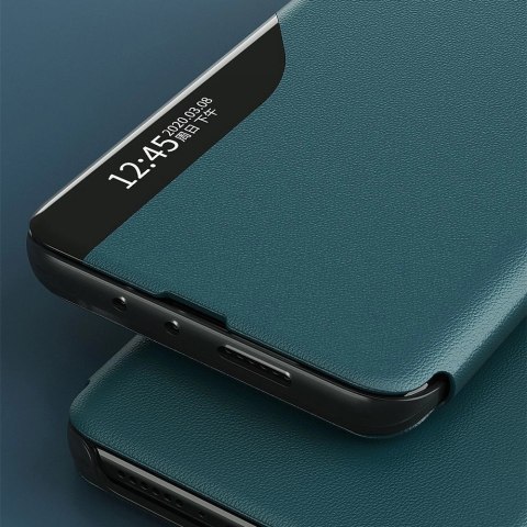 Eco Leather View Case elegancki futerał etui z klapką i funkcją podstawki Samsung Galaxy A02s EU czarny Eco Leather View Case elegancki futerał etui z klapką i funkcją podstawki Samsung Galaxy A02s EU czarny