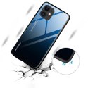 Gradient Glass etui pokrowiec nakładka ze szkła hartowanego iPhone 12 mini czarno-czerwony Gradient Glass etui pokrowiec nakładka ze szkła hartowanego iPhone 12 mini czarno-czerwony