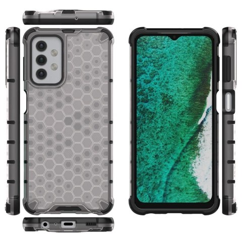 Honeycomb etui pancerny pokrowiec z żelową ramką Samsung Galaxy A32 5G przezroczysty Honeycomb etui pancerny pokrowiec z żelową ramką Samsung Galaxy A32 5G przezroczysty