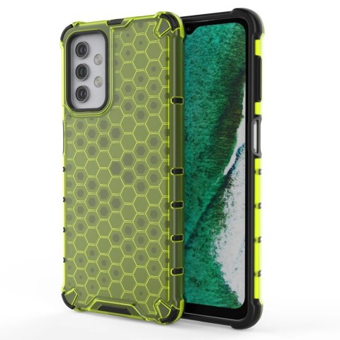 Honeycomb etui pancerny pokrowiec z żelową ramką Samsung Galaxy A32 5G zielony Honeycomb etui pancerny pokrowiec z żelową ramką Samsung Galaxy A32 5G zielony