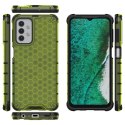 Honeycomb etui pancerny pokrowiec z żelową ramką Samsung Galaxy A32 5G zielony Honeycomb etui pancerny pokrowiec z żelową ramką Samsung Galaxy A32 5G zielony