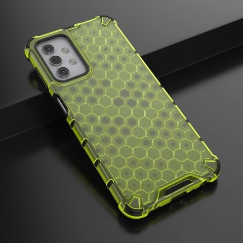 Honeycomb etui pancerny pokrowiec z żelową ramką Samsung Galaxy A32 5G zielony Honeycomb etui pancerny pokrowiec z żelową ramką Samsung Galaxy A32 5G zielony