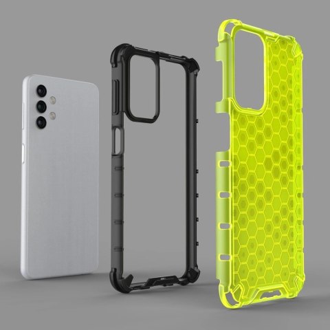 Honeycomb etui pancerny pokrowiec z żelową ramką Samsung Galaxy A32 5G zielony Honeycomb etui pancerny pokrowiec z żelową ramką Samsung Galaxy A32 5G zielony