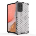 Honeycomb etui pancerny pokrowiec z żelową ramką Samsung Galaxy A72 4G czarny Honeycomb etui pancerny pokrowiec z żelową ramką Samsung Galaxy A72 4G czarny
