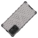 Honeycomb etui pancerny pokrowiec z żelową ramką Samsung Galaxy A72 4G czarny Honeycomb etui pancerny pokrowiec z żelową ramką Samsung Galaxy A72 4G czarny