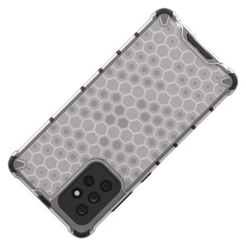 Honeycomb etui pancerny pokrowiec z żelową ramką Samsung Galaxy A72 4G czarny Honeycomb etui pancerny pokrowiec z żelową ramką Samsung Galaxy A72 4G czarny