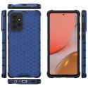Honeycomb etui pancerny pokrowiec z żelową ramką Samsung Galaxy A72 4G niebieski Honeycomb etui pancerny pokrowiec z żelową ramką Samsung Galaxy A72 4G niebieski