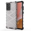 Honeycomb etui pancerny pokrowiec z żelową ramką Samsung Galaxy A72 4G przezroczysty Honeycomb etui pancerny pokrowiec z żelową ramką Samsung Galaxy A72 4G przezroczysty