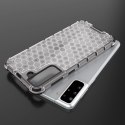 Honeycomb etui pancerny pokrowiec z żelową ramką Samsung Galaxy S21+ 5G (S21 Plus 5G) przezroczysty Honeycomb etui pancerny pokrowiec z żelową ramką Samsung Galaxy S21+ 5G (S21 Plus 5G) przezroczysty